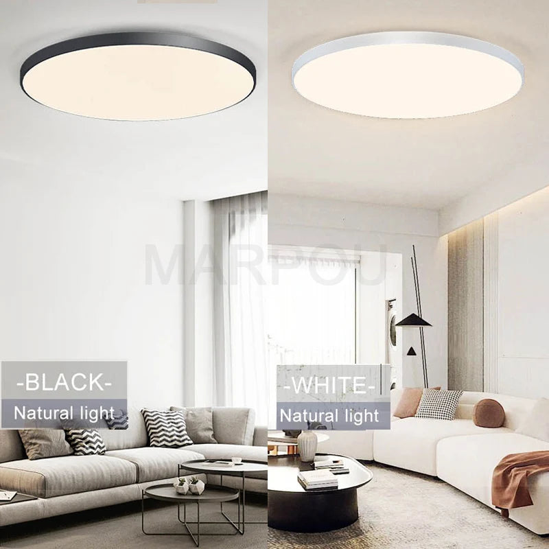 MARPOU Smart Large Led Dimmable Ceiling Light with Remote