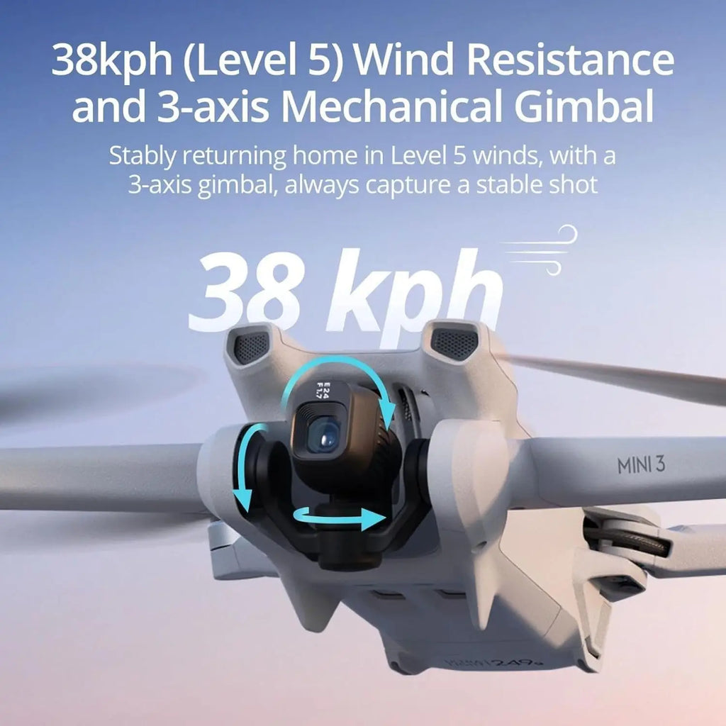 Refurbish DJI Mini 3 Drones with Camera for Adults 4K