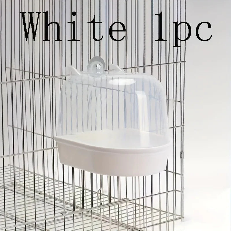 Transparent Bird Bath Tub -