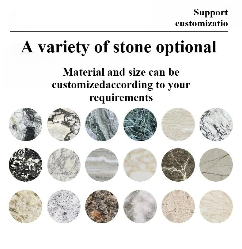Any Size Custom Marble Seamless Stone Vanity Set, Customizable