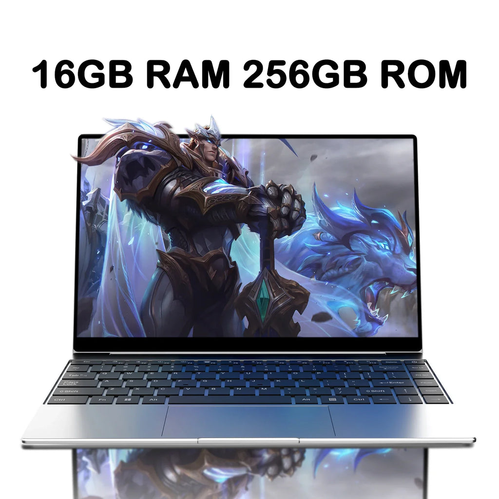 New 14.1" Laptop Intel Core I9-9900 32GB 2TB Gaming PC Ultra Slim Office Study Computer PC Windows 11 Pro 1920*1080 HD