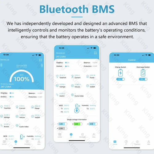 24V 100Ah 200Ah 300AH LiFePO4 Battery Pack Built-in Bluetooth BMS Lithium Iron Phosphate For Solar RV Home Storage Boat Tax Free