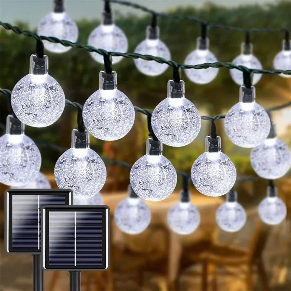Outdoor Solar LED Bubble Ball Light String