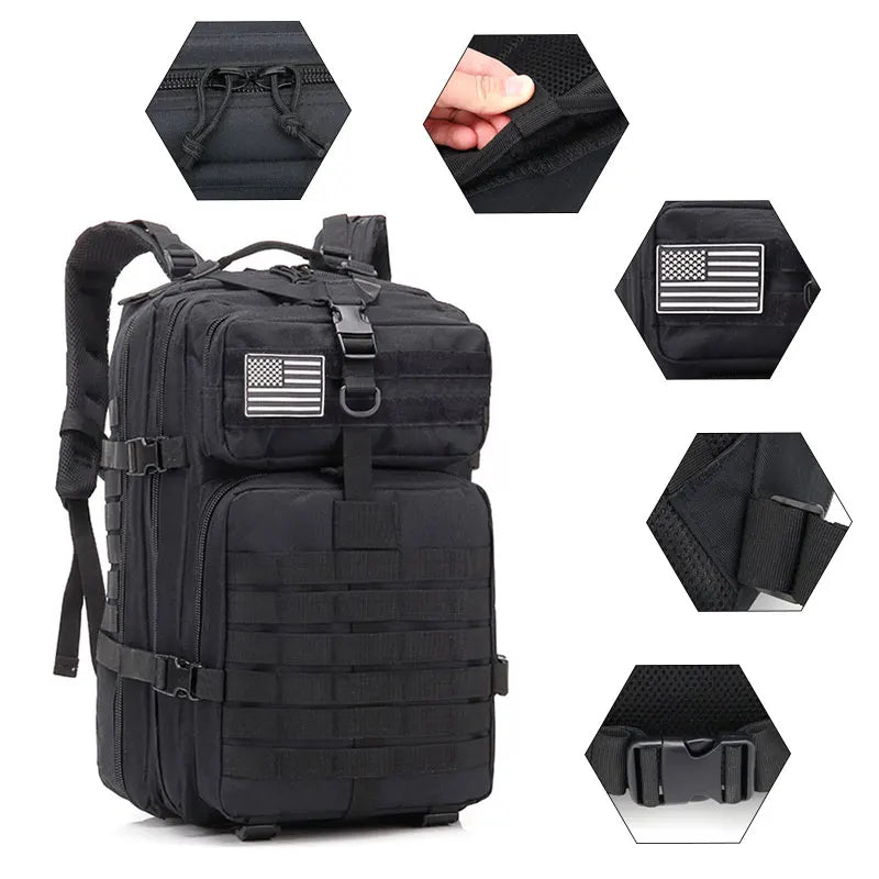 60L Army Military Tactical Backpack