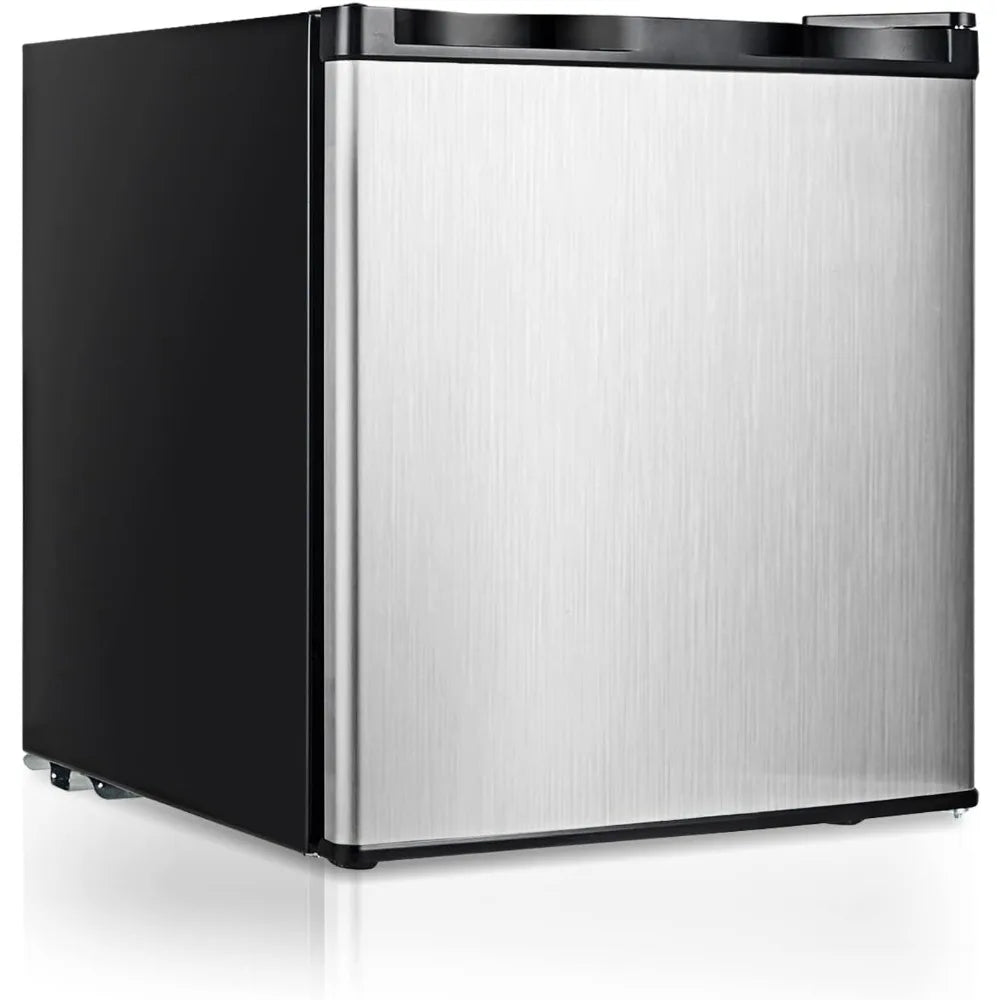 Small Upright Freezer 1.1 Cu Ft Stainless Steel Single Door