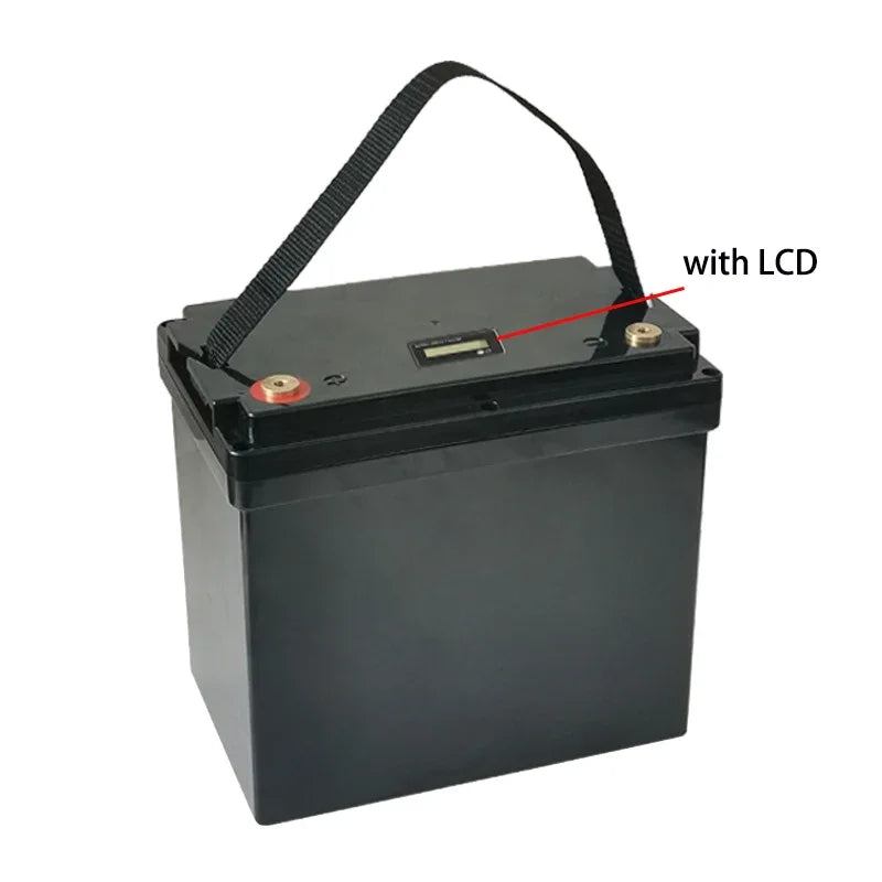 12V 24V 30Ah 40Ah 50Ah Lifepo4 Lithium Battery Storage Box, 32650/33140 Battery Case