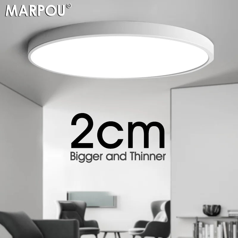 MARPOU 2cm Ultra-thin LED ceiling light