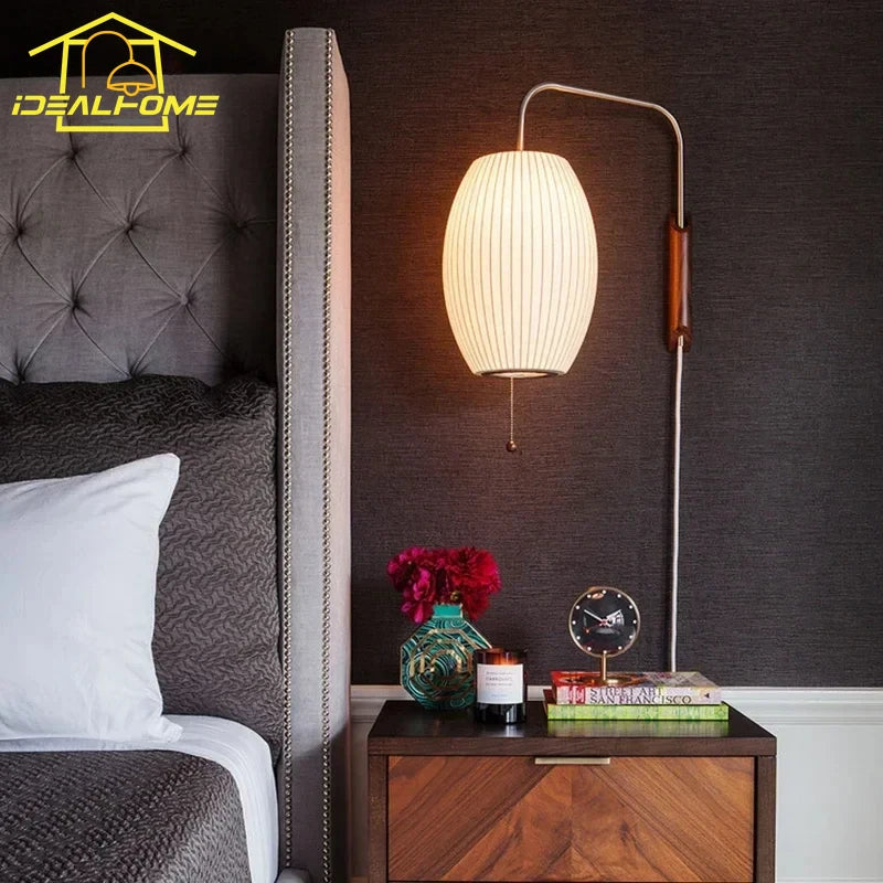 Italian Design Minimalist Silk LED Wall Sconces