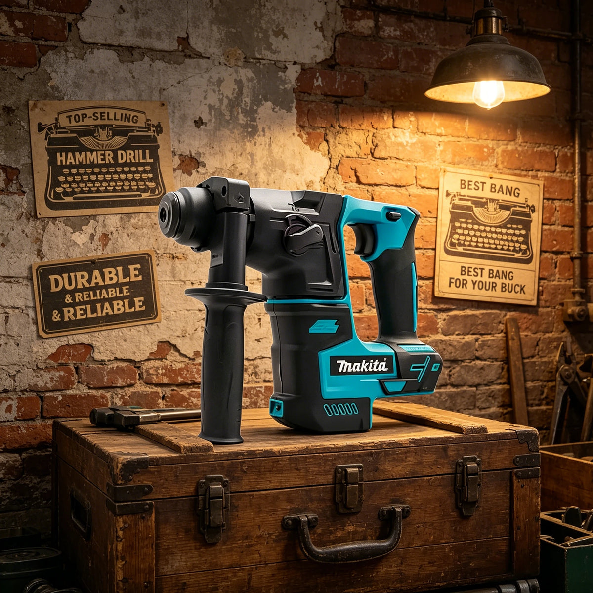 Makita HR140D Original Brushless Hammer Drill | 18V Lithium Cordless Electric Hammer（only machine）