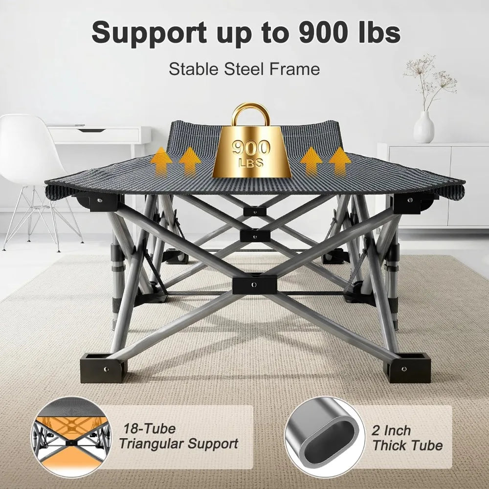 XXL Oversized Folding Camping Cot