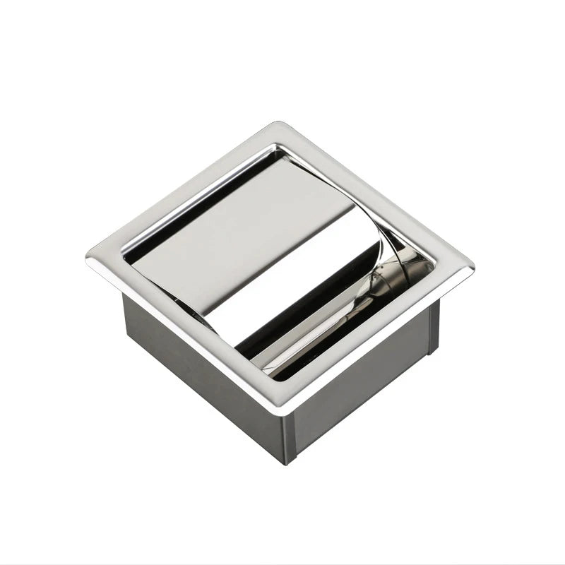 VGX Embedded Wall Mount Stainless Steel Toilet Paper Holder
