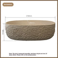Any Size Custom Luxury Wabi Sabi Stone Texture Bathtub Handmade One Piece Artificial Rock Freestanding Artistic B And B Home Bat