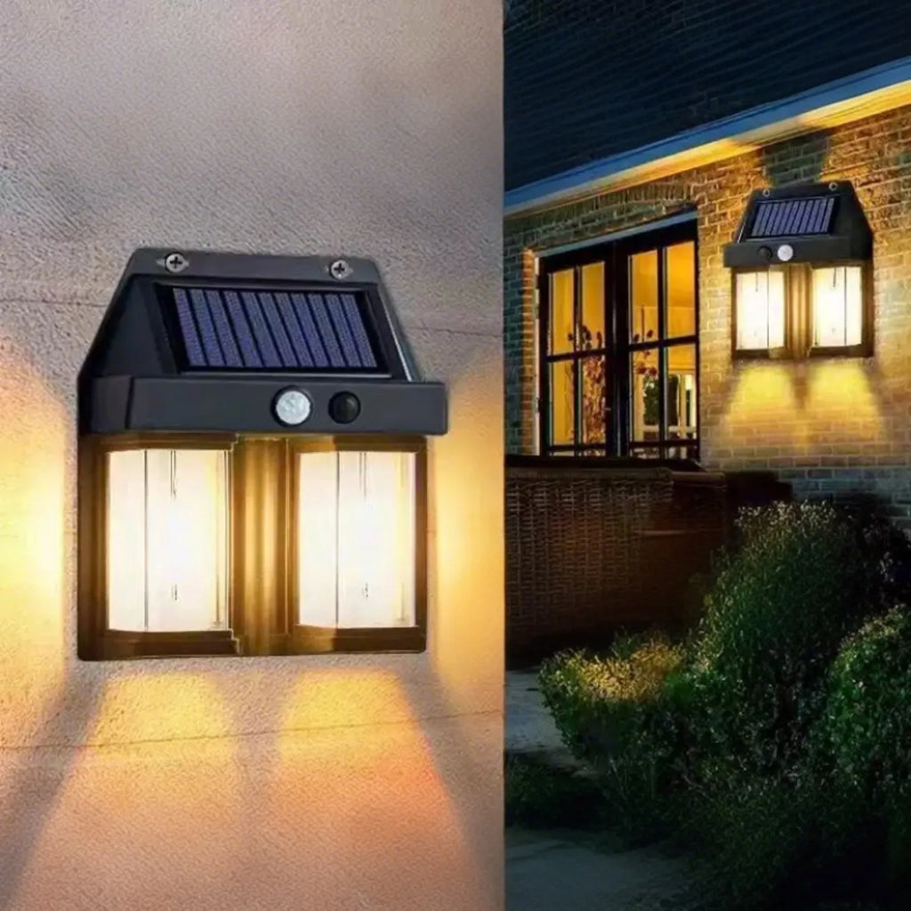 Solar Wall Lamp Outdoor 1/2 PCS Motion Sensor 3 Modes