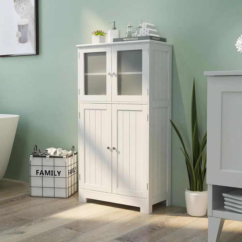 White Storage Cabinet