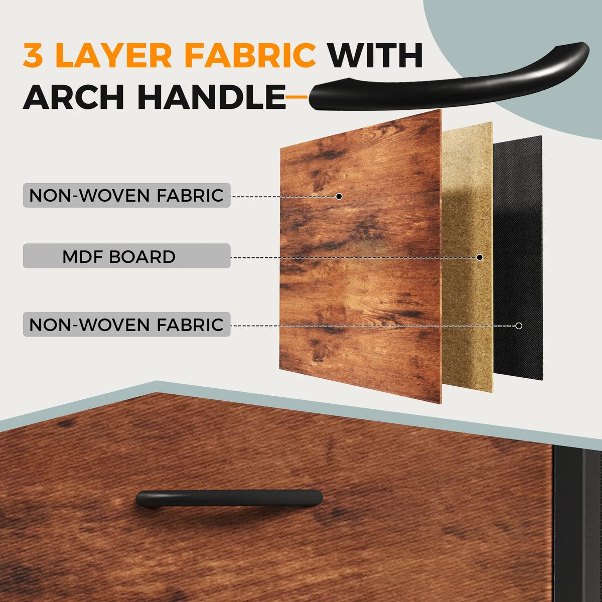 JHK 12 Fabric Cabinet