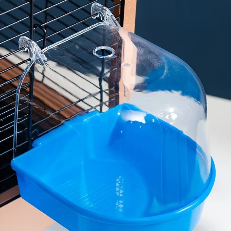 Transparent Bird Bath Tub -