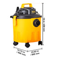 SucceBuy Stainless Steel Wet Dry Shop Vacuum