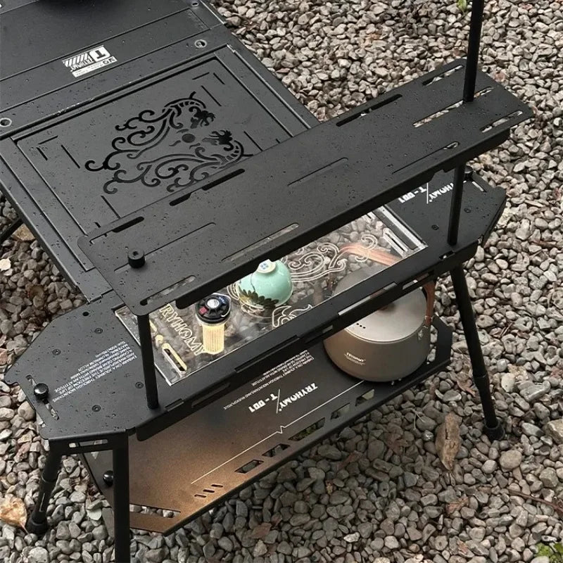 Tryhomy Outdoor 0.5 Unit Skateboard Aluminium Camping Table