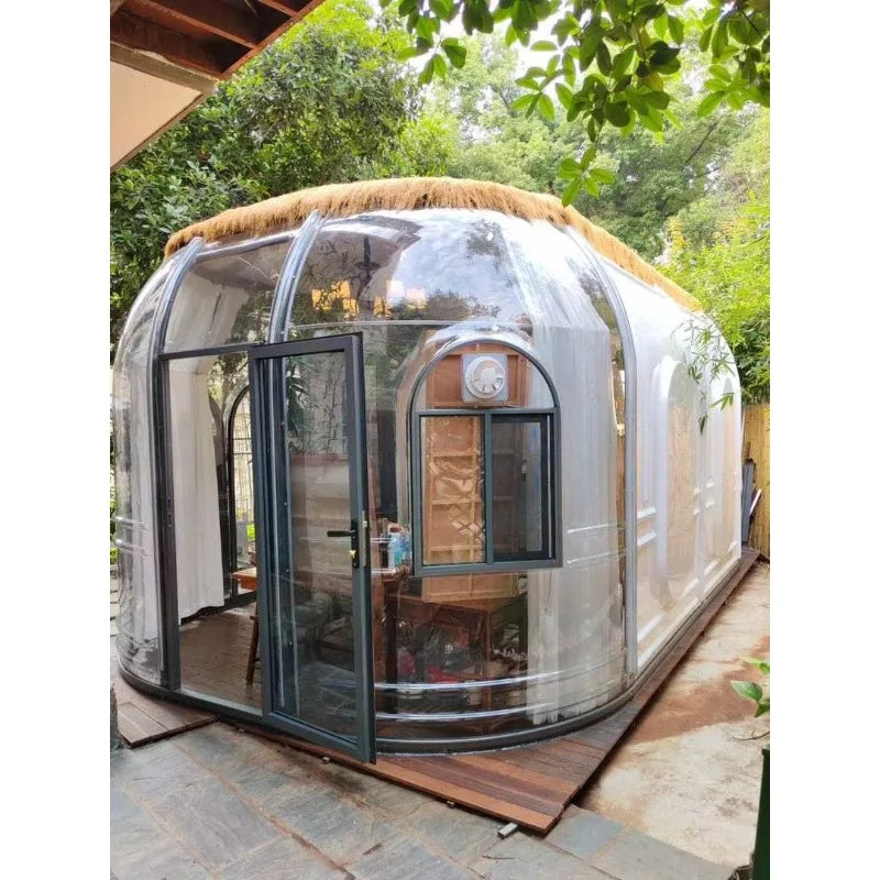 Contemporary Outdoor Bubble Dome Room,