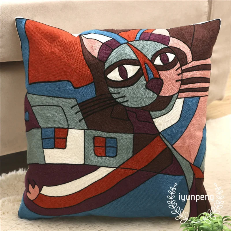 Abstract Creative Cushion Covers, Decorative Throw Pillowcases