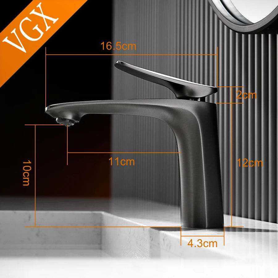 VGX Luxury Bathroom Faucets, 4 Variants