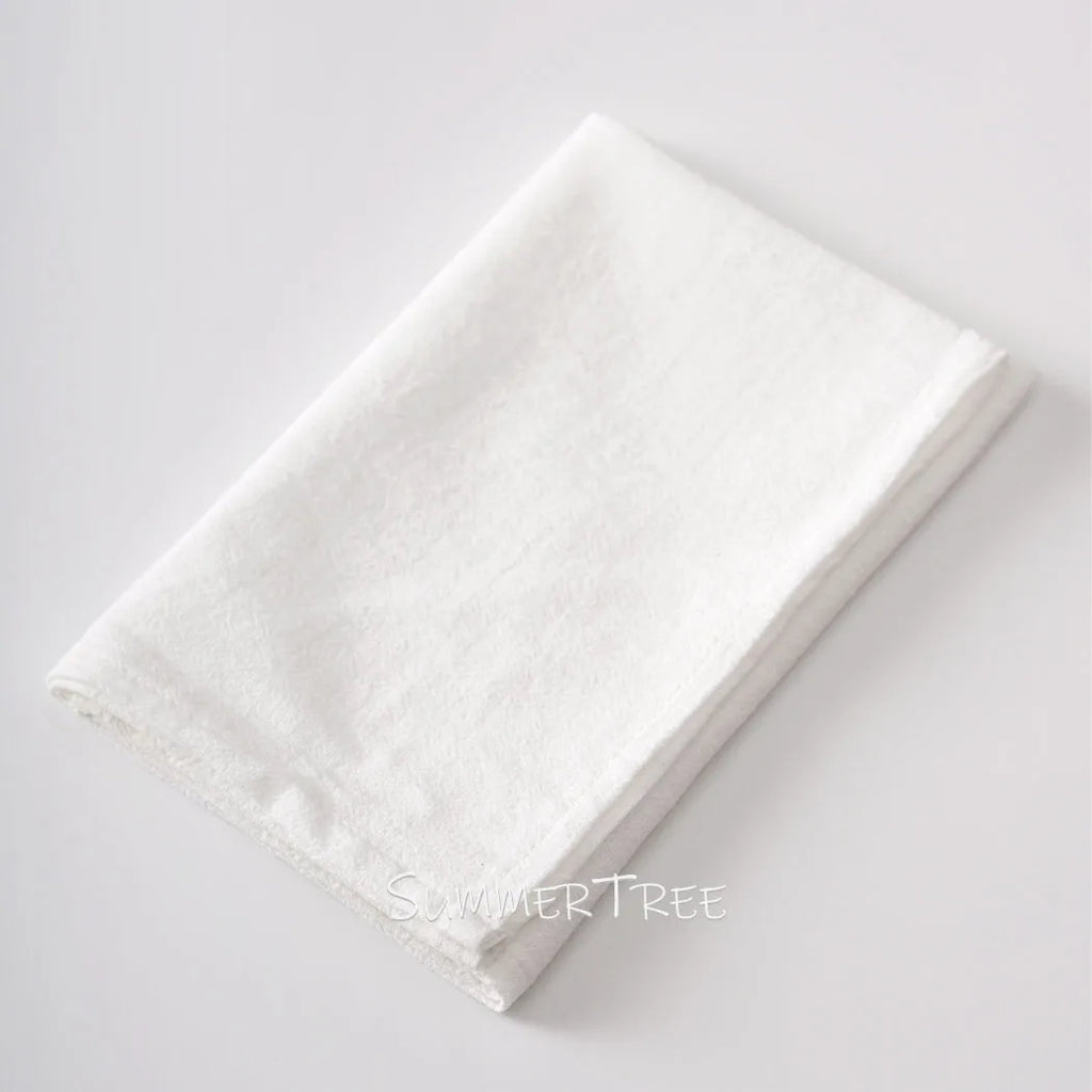 24 Pack 40cm X 40cm Cloth Napkins Washable Reusable Bulk Plain Cotton Napkin for Home Wedding Party Dining Table Decorations
