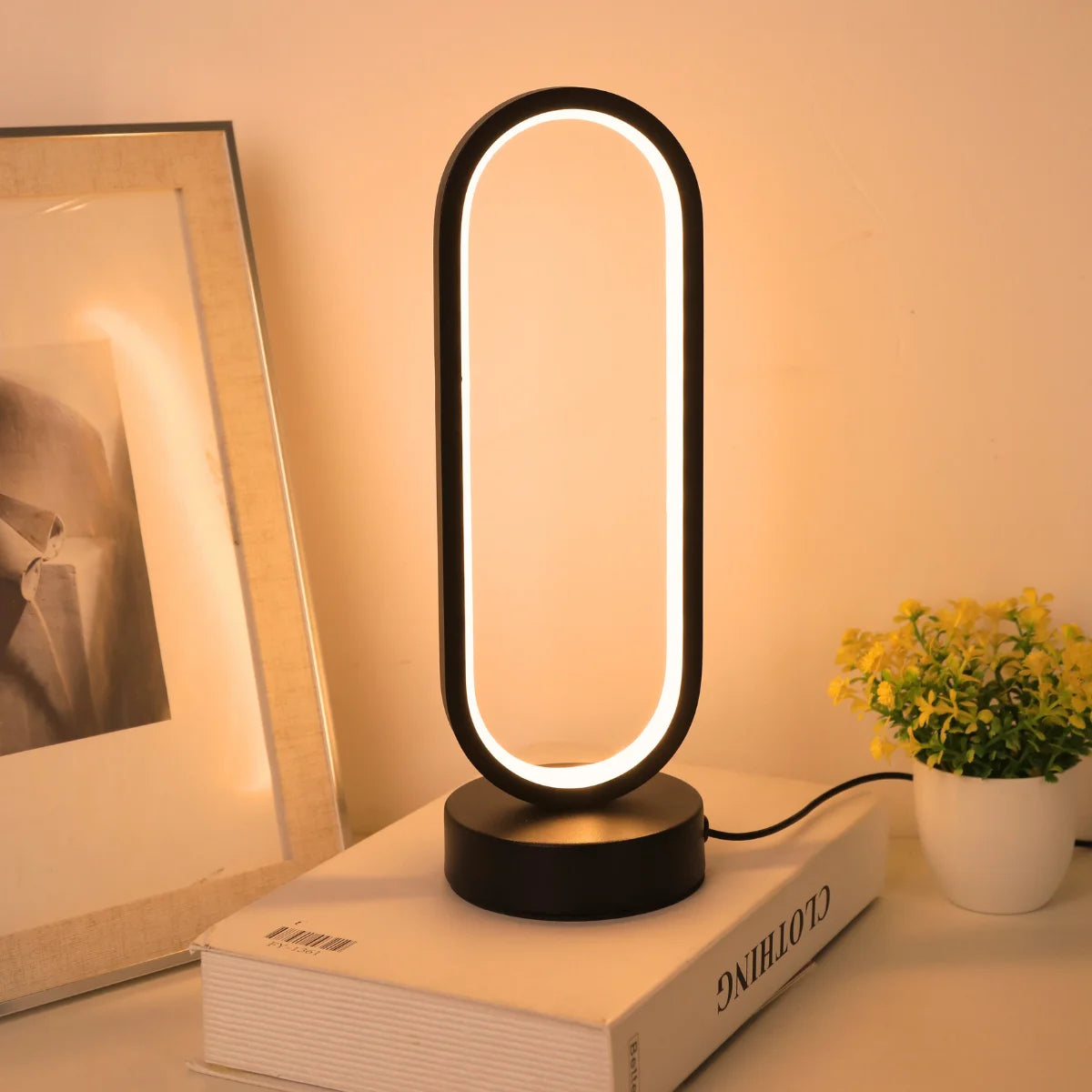 Minimalist Ring LED Desk Lamp,