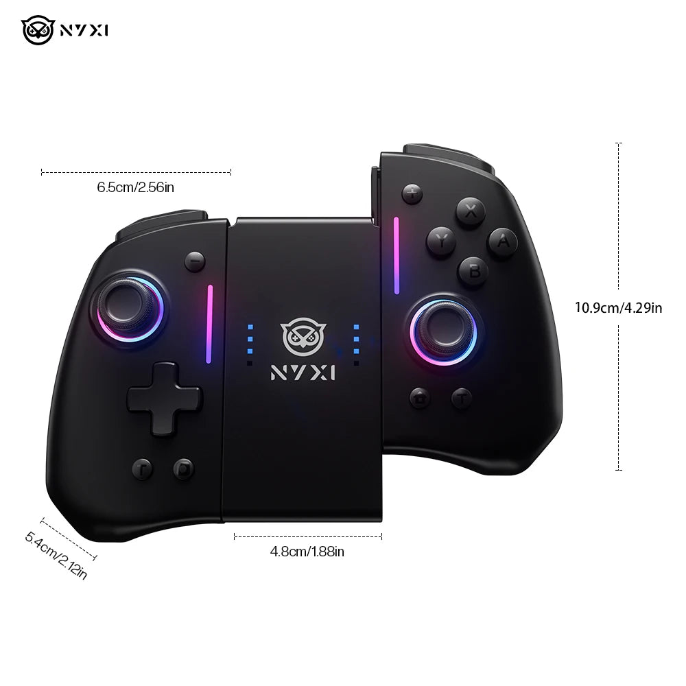 NYXI Hyperion Pro Wireless Controller for Nintendio Switch/Switch OLED, Hyperion switch controller with Hall Effect Joystick,