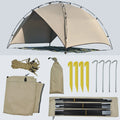 2 3 4 Person Beach Shade Arch, Waterproof Sun Shelter Canopy