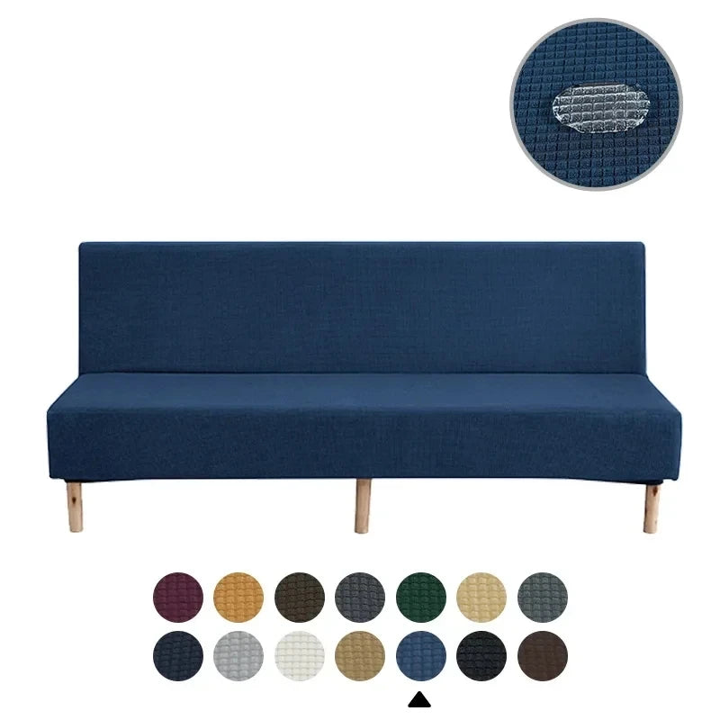 Water-repellent Armless Sofa Bed Sofa Bed with Breathable Cover