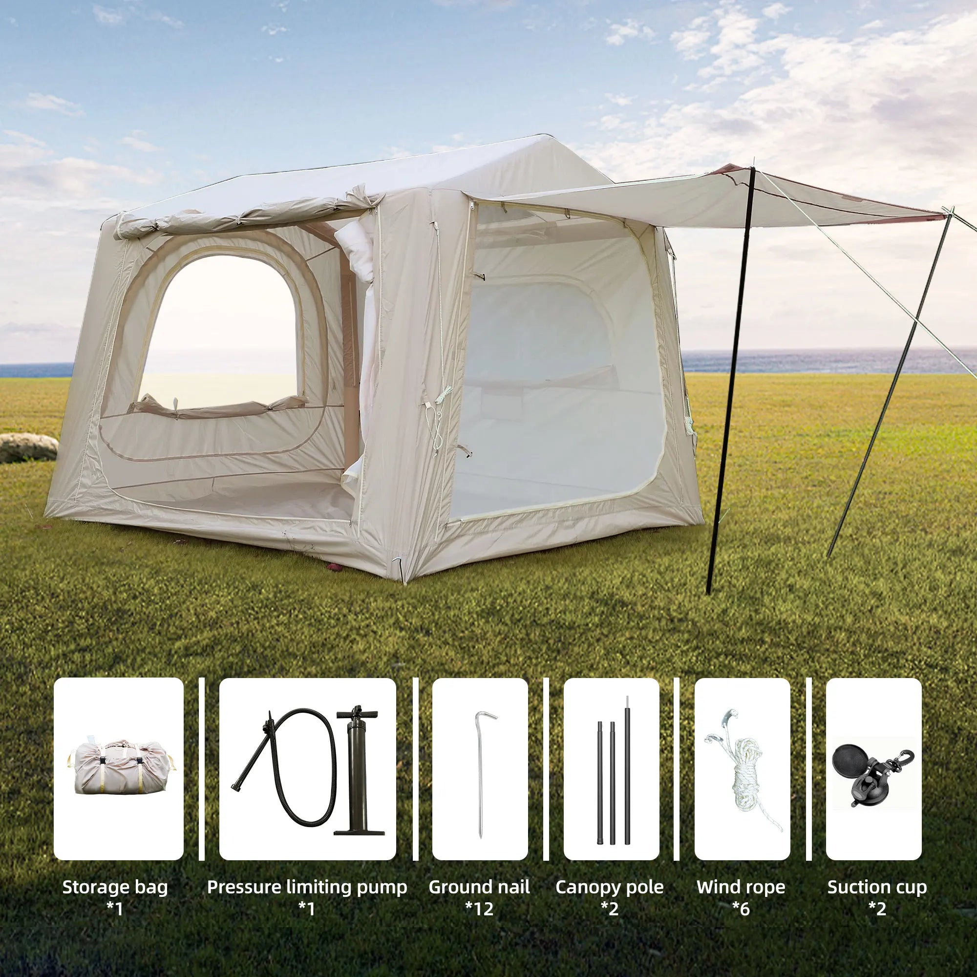 Inflatable SUV Tent for Camping