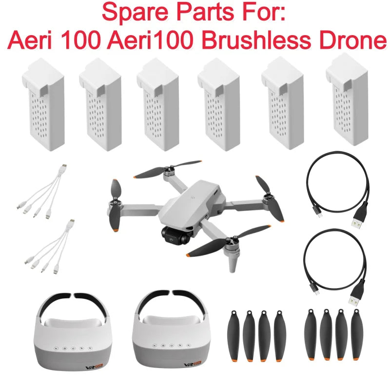 Aeri 100 Drone Battery, Aeri100 Brushless RC Drone Spare Parts