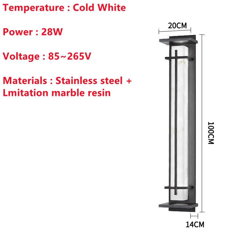 Modern Stainless Steel LED Wall Light