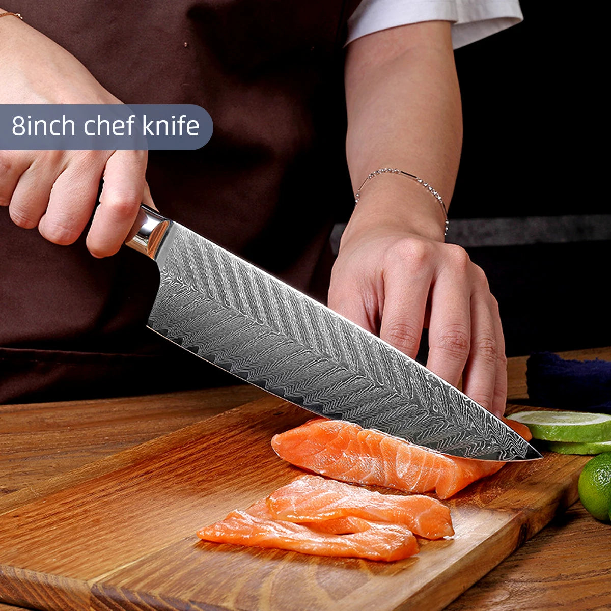 MYVIT Professional kitchen knives 67 Layers Damascus Steel Knife Set 4-8 inch knive Japanese Chef Knifes durable and sharp