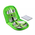 10Pcs Camping Tableware Set 304 Stainless Steel Camping Dishes