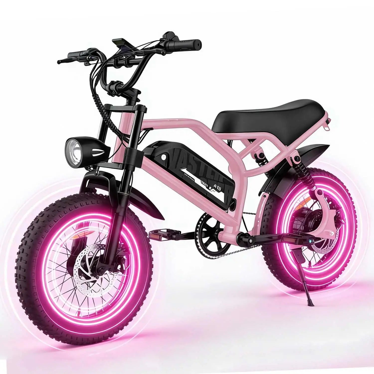Electric Bike, A13 16'' 1000W Peak Fat Tire E-Bike with 36V/12.8Ah Removable Battery,