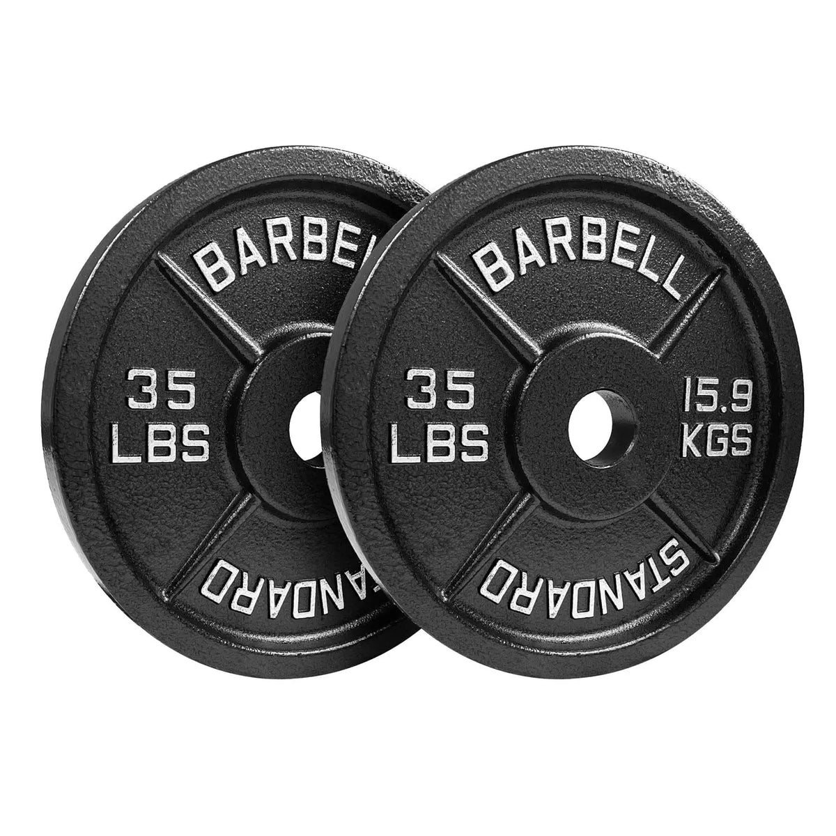 Steel Olympic Weight Plates, 245lb Set