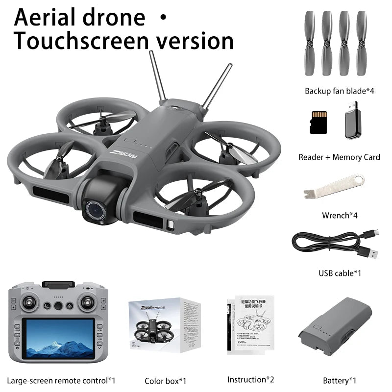 Original Z906 4K HD 8K Drone, 5G Brushless Anti-Drop Four-Axis Long-Range Obstacle Avoidance Foldable Quadcopter