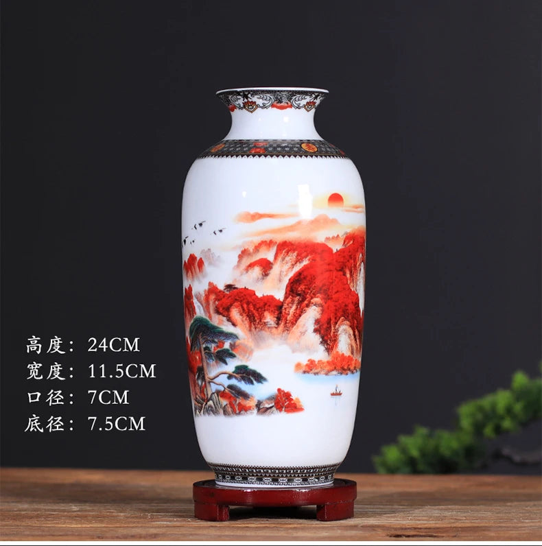Jingdezhen Porcelain Flower Vase