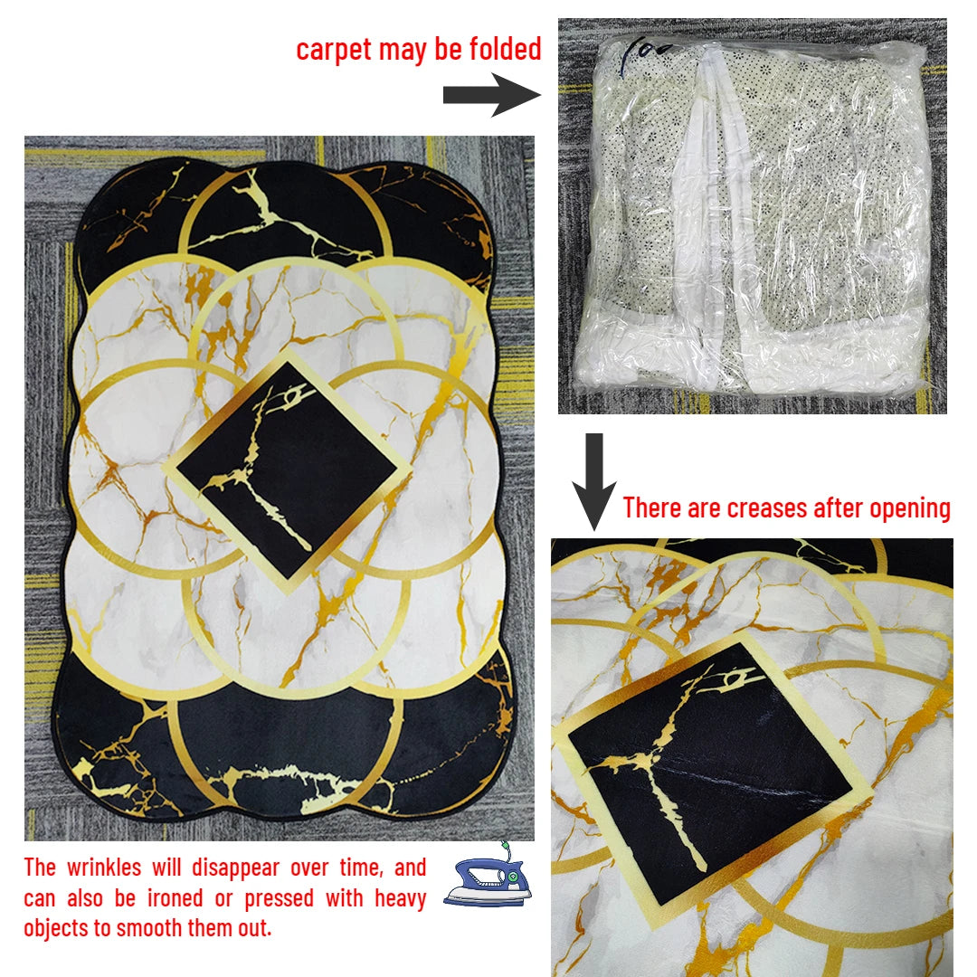 Retro Light Colored Living Room Persian Rug Bedroom Aesthetic Large Area Antiskid Washable Carpet Soft Fluffy Lounge Floor Mats