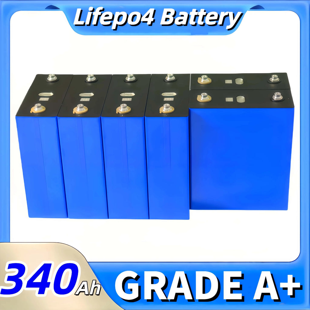Lifepo4 Battery 3.2V 360AH 340AH 320AH 280AH 100AH for DIY Car Marine Solar Energy Storage 12V 24V 48V Grade A EU US Tax-Free