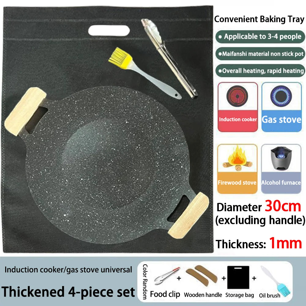 Anti-Stick Multi-Purpose Barbecue Cooking Plate
