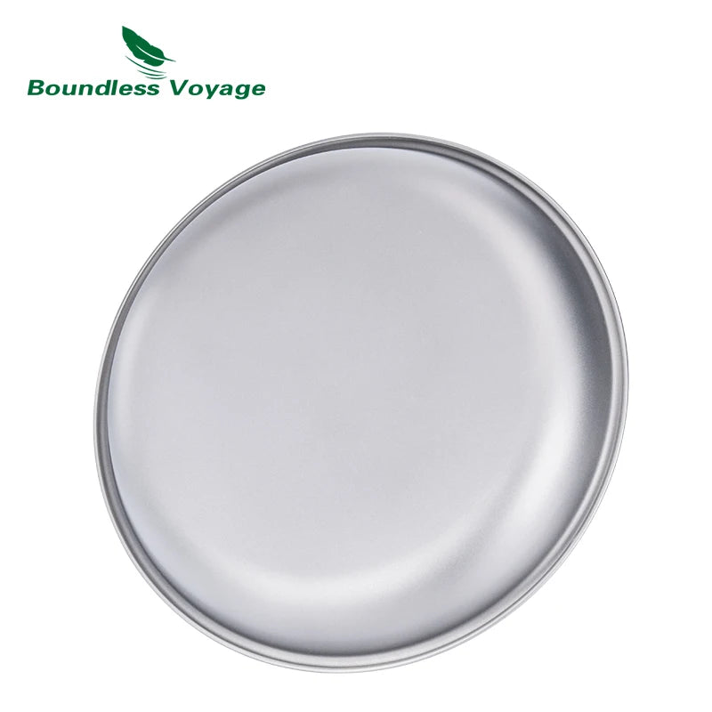 Boundless Voyage Titanium Outdoor Camping Food Serving Dinnerware