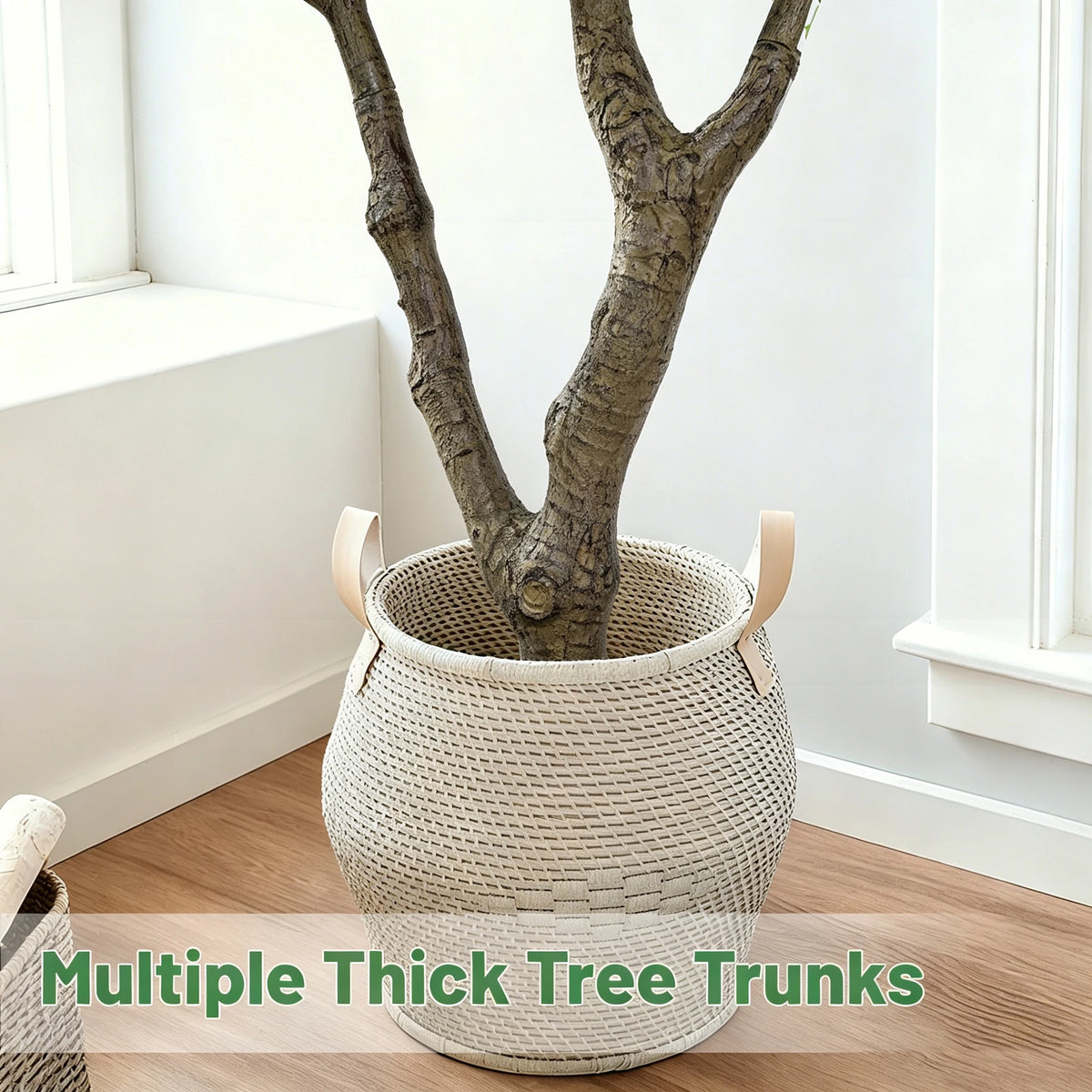 1.5/1.8/2.1m Artificial Olive Tree with Black Pot, Outdoor Indoor Artificial Plant with Natural Wood Trunk and Lifelike Fruits