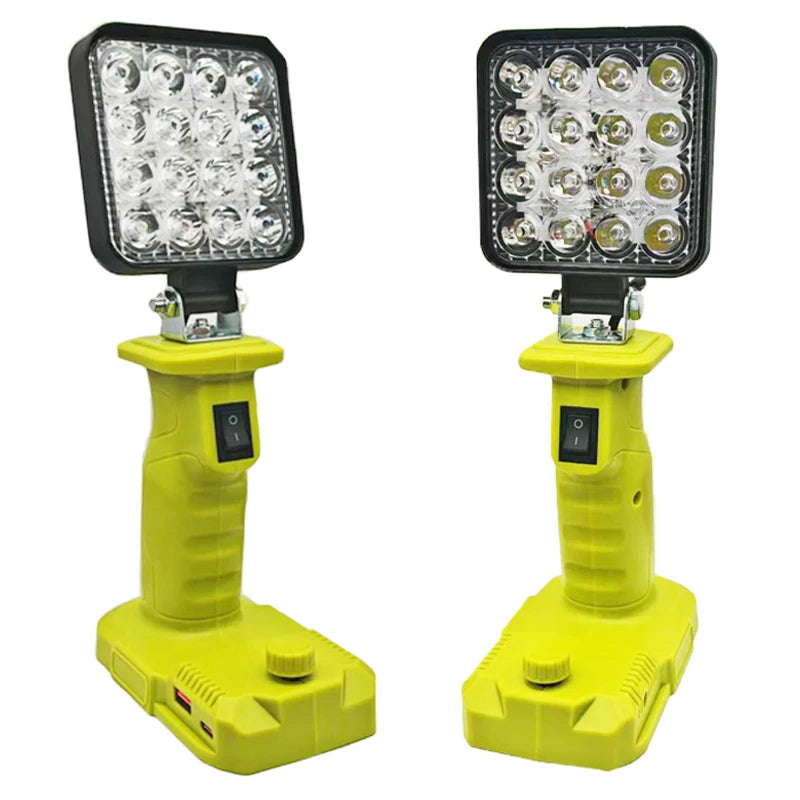 Working Light For Makita For DeWalt For Bosch For Milwaukee Lithium Batteries