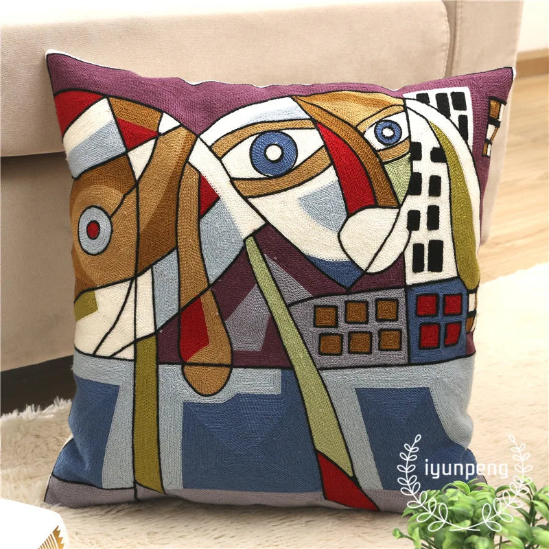 Abstract Creative Cushion Covers, Decorative Throw Pillowcases