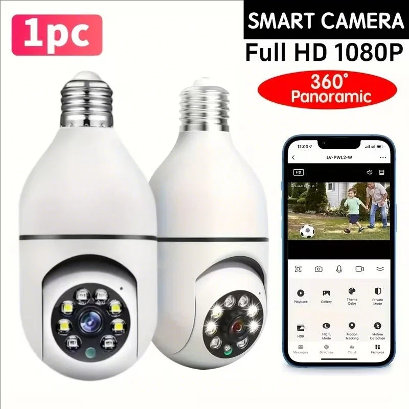 E27 Bulb Surveillance Outdoor Security Camera