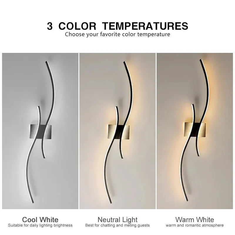 Indoor LED Wall Sconce Lighting Fixtures