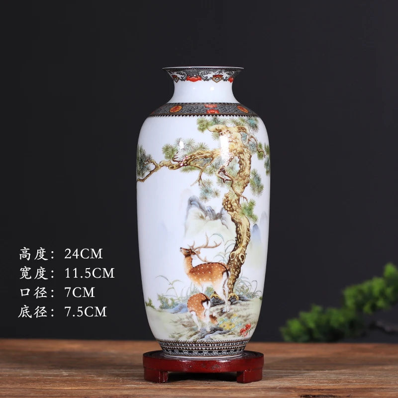 Jingdezhen Porcelain Flower Vase