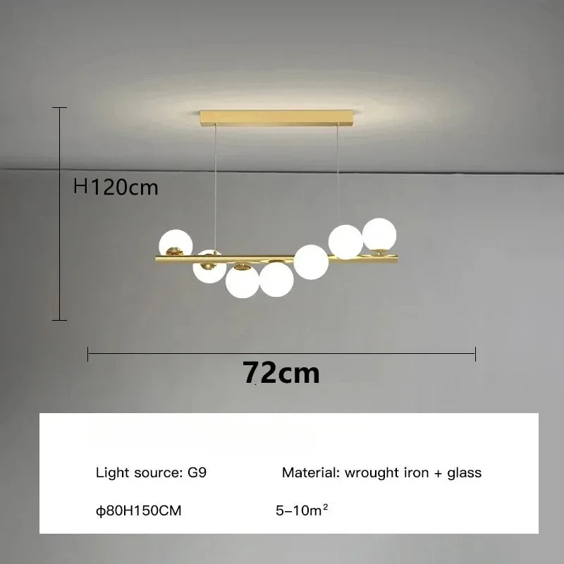Nordic Ceiling Chandelier for Living Room Kitchen Office